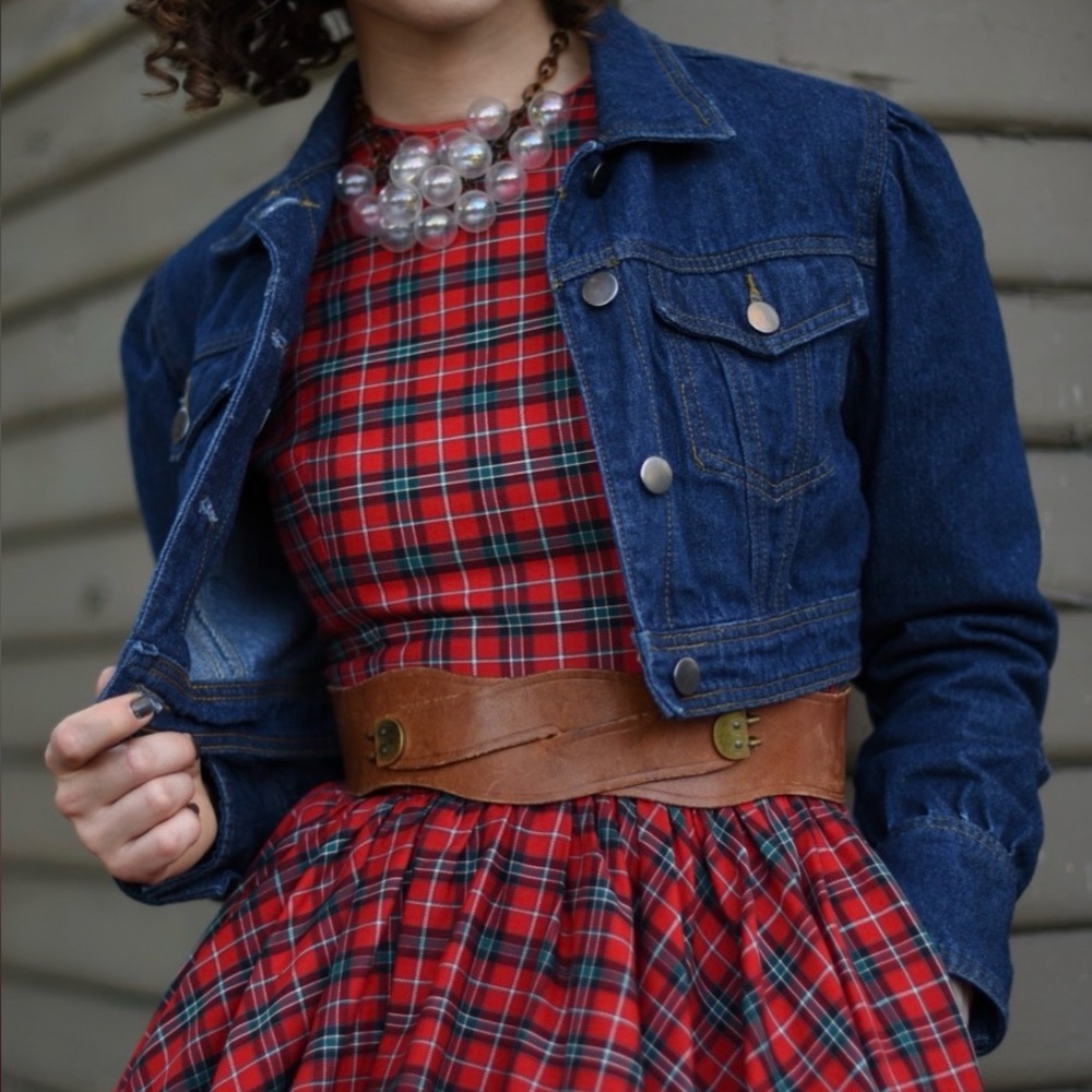 Boohoo Cropped Denim Jacket